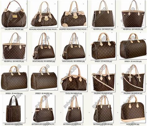 lv bag style names|louis vuitton purse model picture.